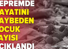 Depremde 411 çocuk hayatını kaybetti