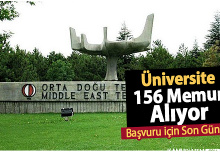 Devlet Üniversitesi 156 Kamu Personeli Alımı için Başvuruda Son Günler