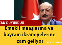 Emekli maaşlarına ve bayram ikramiyelerine zam geliyor