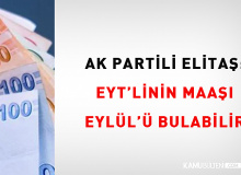 EYT'linin maaş alması Eylül ayını bulabilir