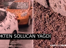 GÖKTEN SOLUCAN YAĞDI