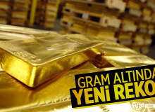 Gram altından tüm zamanların rekoru geldi