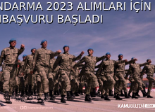 JANDARMA ALIMI ÖN BAŞVURULARI BAŞLADI