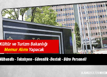 Kültür ve Turizm Bakanlığı Memur Alımı Yapacak