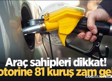 Motorine zam geldi