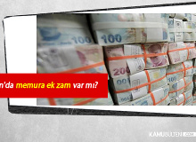 Nisan'da memura ek zam var mı?