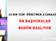 Sözleşmeli öğretmen atamalarında ön başvurular başlıyor