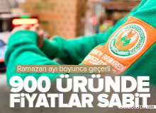 Tarım Kredi Marketleri Ramazan Boyunca 900 üründe fiyatları sabitledi.