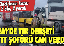 Tır, otobüse çarptı! 2 ölü 2 yaralı