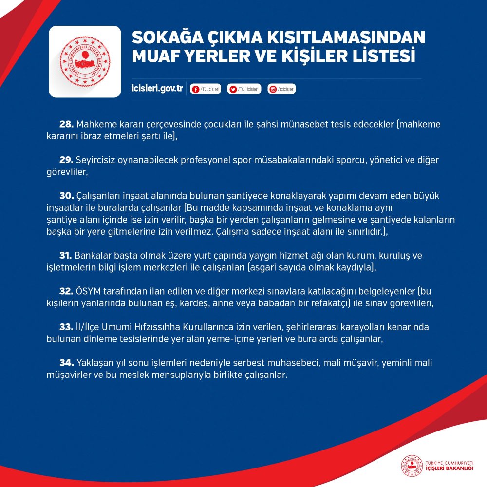 Sokağa Çıkma Yasağı Genelgesi: Kargolar Çalışıyor mu ...