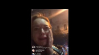 Mülteci Anneden Lindsay Lohan'a Canlı Yayında Yumruk